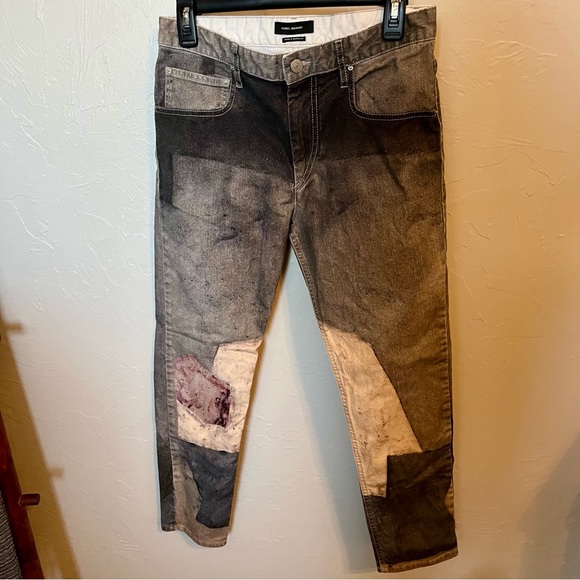 ISABEL MARANT Valone Serge Poliakoff ANTHRACITE Jeans Sz 36 US 4 Very RARE - Picture 8 of 12